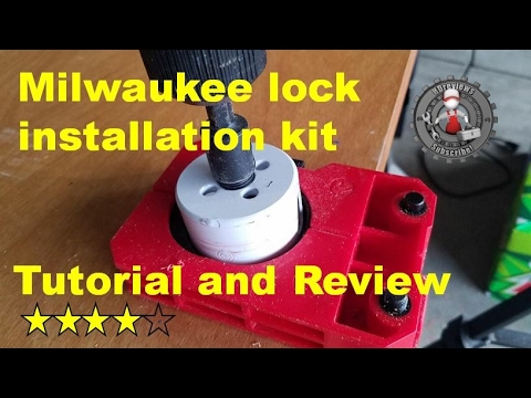 Milwaukee door lock installation kit review and tutorial 49-22-4073