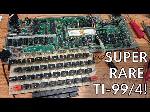 Working on a Super Rare TI-99/4