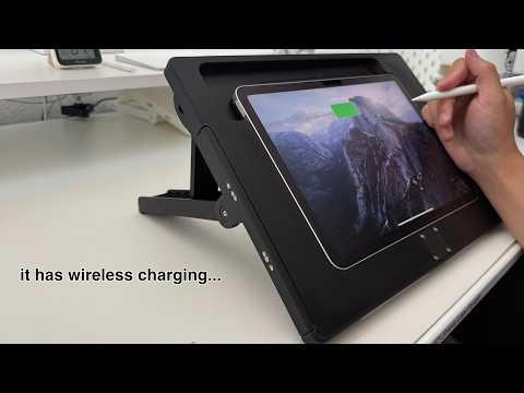 The Best iPad Drawing Stand for Artist | Studio Wireless Charging Adjustable iPad Drawing Stand