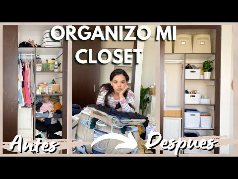 HOW TO ORGANIZE A SMALL CLOSET ✅ | Great decluttering and organization of my closet and bedroom