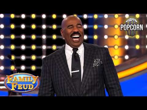 Questions About Steve Harvey That Made Him HOWL! | Family Feud