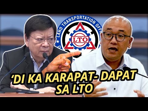 NEW LTO CHIEF KINUWESTYON NI SEN MARCOLETA - ‘DI KA KARAPAT-DAPAT SA PWESTO MO’