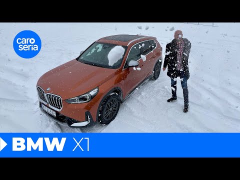 BMW X1 23i xDrive: It's snorting snow like a beaver! (4K REVIEW) | CaroSeria