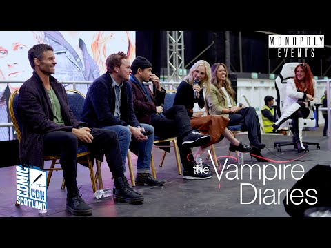 Candice King, Daniel Gillies, David Anders, Michael Malarkey & Kayla Ewell @ Comic Con Scotland 2022