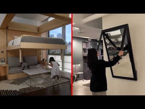 Genius Space-Saving Furniture & Hidden Storage Hacks for Small Apartments!