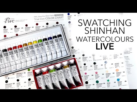 Swatching Shinhan Watercolours. Are They Any Good?!