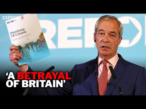 IN FULL | Nigel Farage vows to expel hundreds of THOUSANDS of migrants at bombshell conference