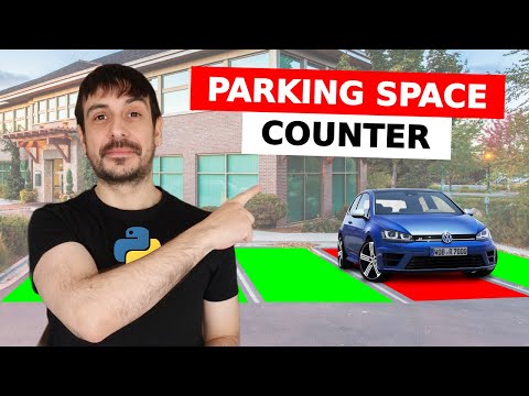 Parking spot detection and counter | Computer vision tutorial