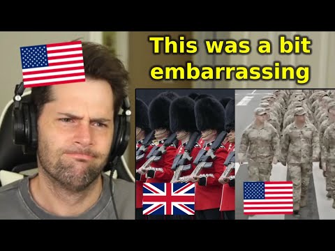 American Reacts to British Military Drill EMBARRASSING the USA
