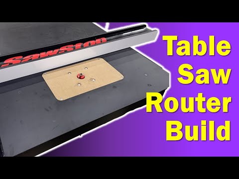 Router Table Build - For Your Table Saw (Easy)