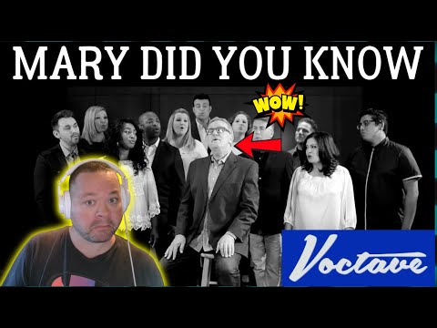 Voctave Mary, Did You Know feat. Mark Lowry - How long did he hold that note?? Reaction
