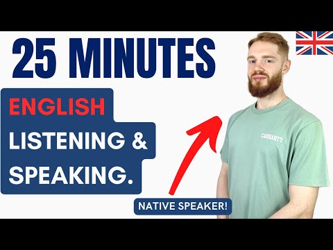 25 Minutes of Intermediate British English Listening & Speaking Practice | British Accent Training