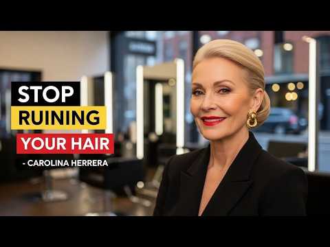 CAROLINA HERRERA REVEALS 7 MISTAKES RUINING YOUR HAIR STYLES
