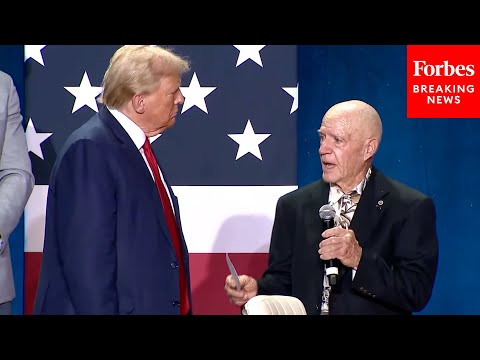 VIRAL MOMENT: Trump Meets In Person Vietnam Veteran Marine Who Gave Him His Purple Heart Post-Butler