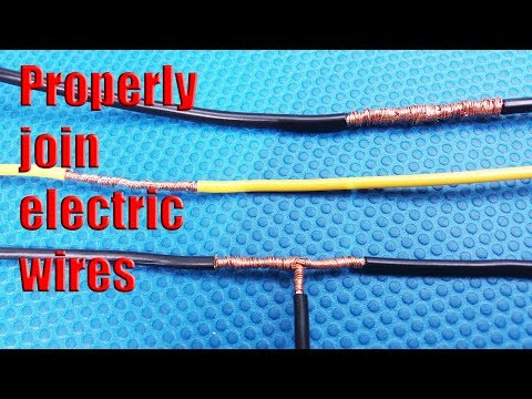 Proper wire joint 3 way