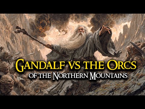 Gandalf vs. the Orcs of the Northern Mountains  |  LOTR Lore | Audio Story