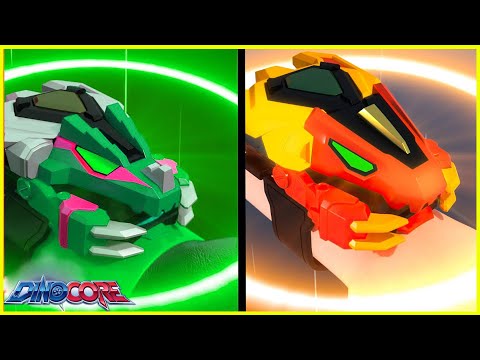 DinoCore S01 EP 12 + 01 + 02 | Dino VS Robot DINOSAUR | The Good Dinosaur Animation Movies