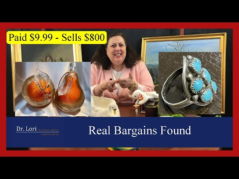 Real Bargains Found - Goodwill Blueboxes & Estate Sales | Murano Glass, Jewelry, Silver by Dr. Lori