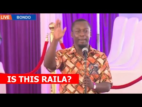 'IS THIS RAILA ODINGA?' Ruth Odinga's son brings back Raila's spirit in Bondo during Beryl's burial