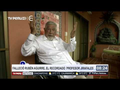 Falleció a los 82 años Rubén Aguirre, el Profesor Jirafales