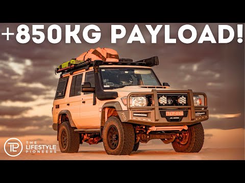 😍$180k+ DREAM 4WD!🤑 Custom Coil-Converted 76 Series Tow Tourer