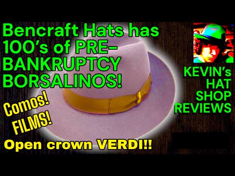 BENCRAFT HATTERS HAS 100’s of PRE BANKRUPTCY BORSALINOS! A Gold Mine ! $350 ? 🤩These Are THE BEST!