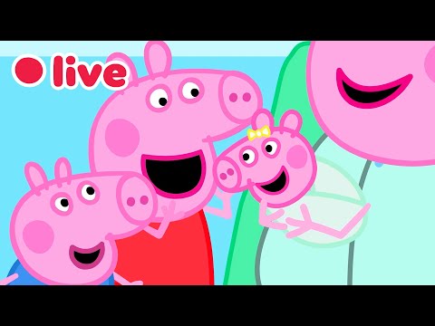 🔴 Peppa Wutz LIVE! BABY EVIE Episoden 🍼 Die Besten Momente von Evie 🥹 Cartoons für Kinder