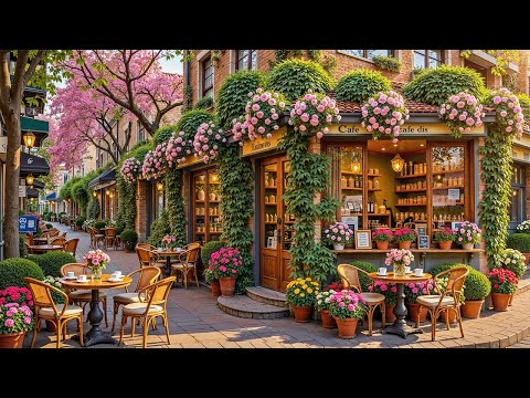 Spring Jazz Café Escape - Relaxing Jazz Music At Spring Coffee Shop Ambience For Focus & Calm