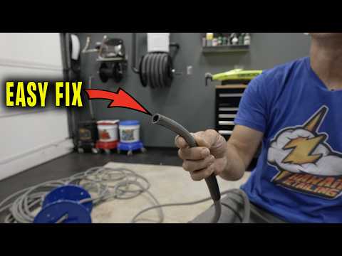 How To Repair A Pressure Washer Hose!! Fast & Easy