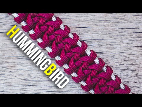 Hummingbird Paracord Bracelet TUTORIAL | No Buckles