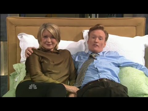 Conan & Martha Stewart share a "Good Bed" - 9/16/08