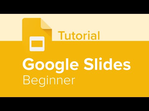 Google Slides Beginner Tutorial