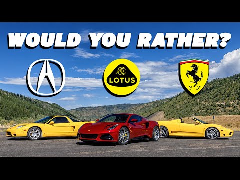 Emira, NSX, or Ferrari 360 - Which would you Rather?