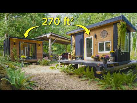 I live in TWO Tiny Homes, side by side, here's why -