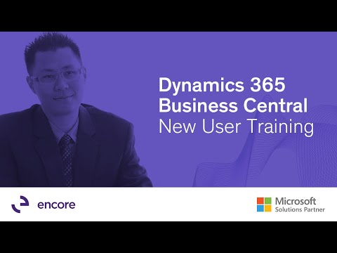 Dynamics 365 Business Central New User Training