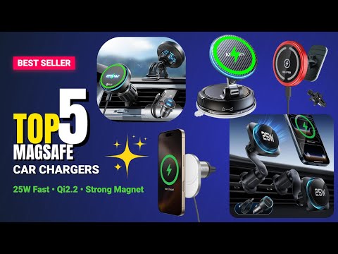Best MagSafe Car Mount Chargers 2025 | Top 5 Fast Qi2.2 Mounts for iPhone 17, Pixel 10 & Galaxy S25