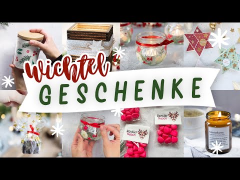 SO EINFACH! 7 DIY-Geschenke basteln - Wichtelgeschenke für Freunde, Familie