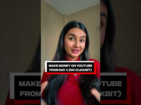 How to make $$$ on YouTube from Day 1 😱
