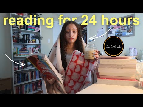 reading for 24 HOURS📚☕️ reading vlog