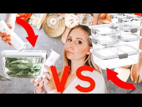NEVER THROW FOOD AWAY AGAIN! Zwilling Food Saver Pump VS Traditional Food Storage|ZERO WASTE