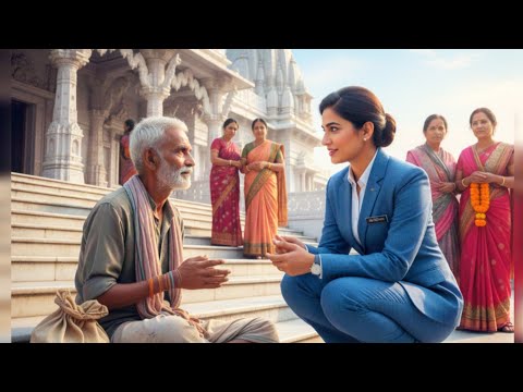 IAS मैडम खाटूश्यामजी के दर्शन करने आईं, सीढ़ियों पर एक बुजुर्ग भिखारी को देखकर आंखें फटी रह गईं!