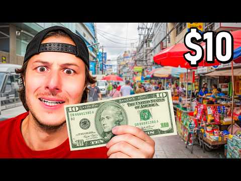 $10 Market Challenge in Philippines (Weird)