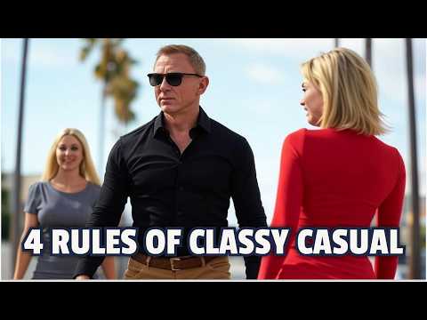 👕How To Dress Smart Casual Like James Bond 🕵️♂️ | 4 Principles That Will Change Your Wardrobe 💥