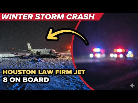 Houston Law Firm's Private Jet CRASHES in Winter Storm Fern - The Tragic Irony No One Saw Coming