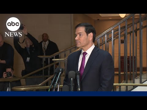 Marco Rubio speaks on US strikes in Iran