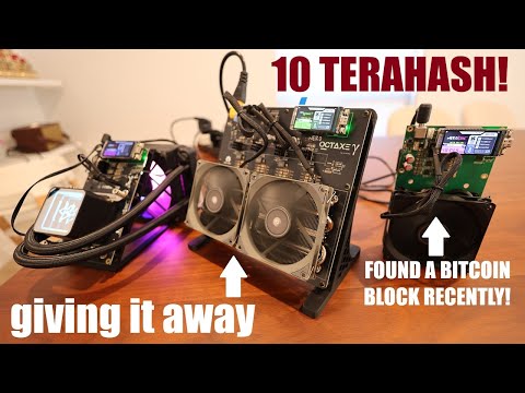The POWERFUL $680 Home Bitcoin Miner to Solo or Pool mine BTC! Nerd Octaxe