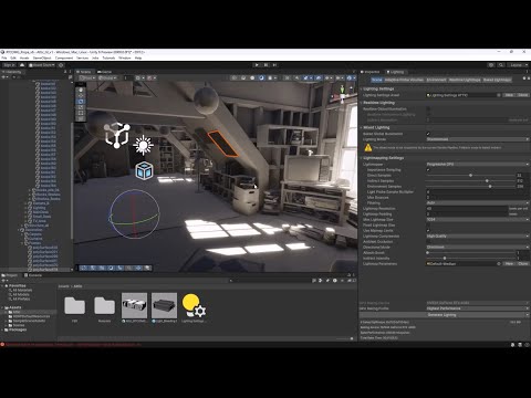 Indoor lighting in Unity HDRP (v. 6)