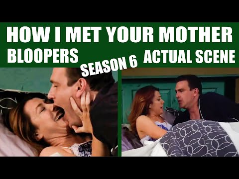 How I Met Your Mother | Season 6 Bloopers vs Actual Scene