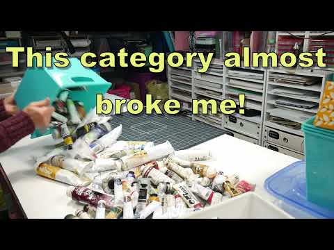 Clean With Me! 2025 Art Studio Defrag & Declutter