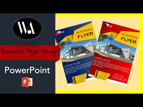 How to Create a Professional Flyer in PowerPoint| (Business Flyer)